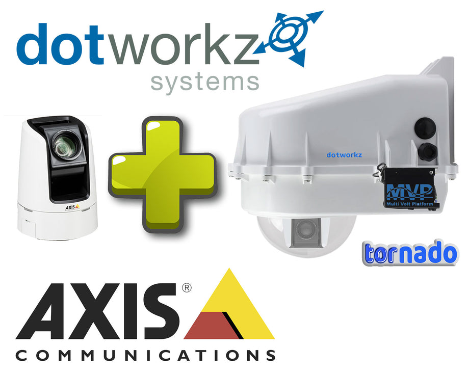 Axis Communications V5925 1080p PTZ Network Camera and Dotworkz D2 Tornado  Protective Housing